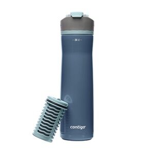 Contigo Clybourn Chill STAINLESS STEEL FreeFlow Filter Water Bottle AUTOSEAL